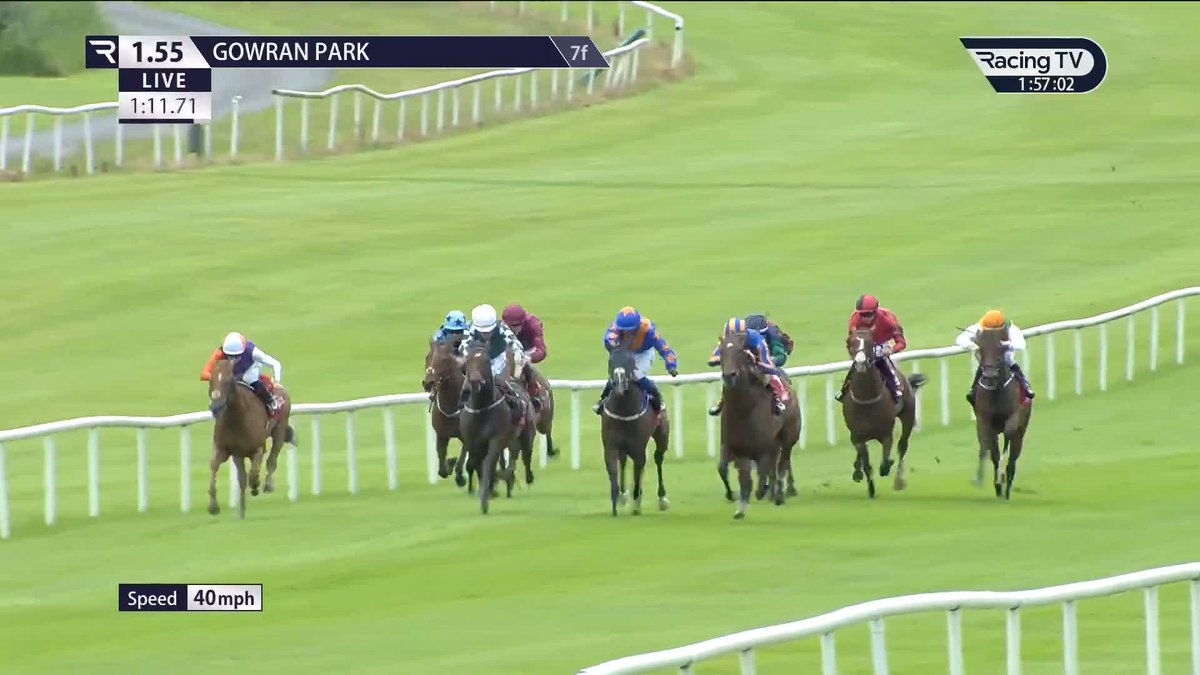 Impressive 👀 500,000gns purchase Daytona (Wootton Bassett) wins comfortably on debut for Aidan O'Brien and Jack Cleary in the Irish Stallion Farms maiden Gowran Park 🥇 Coolmore | Ballydoyle Racing
