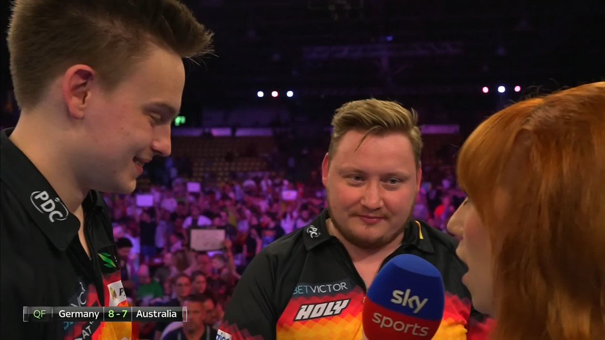 "We are winning it today!" 🔮💫 Ricardo Pietreczko predicts Germany will go all the way at The World Cup of Darts!