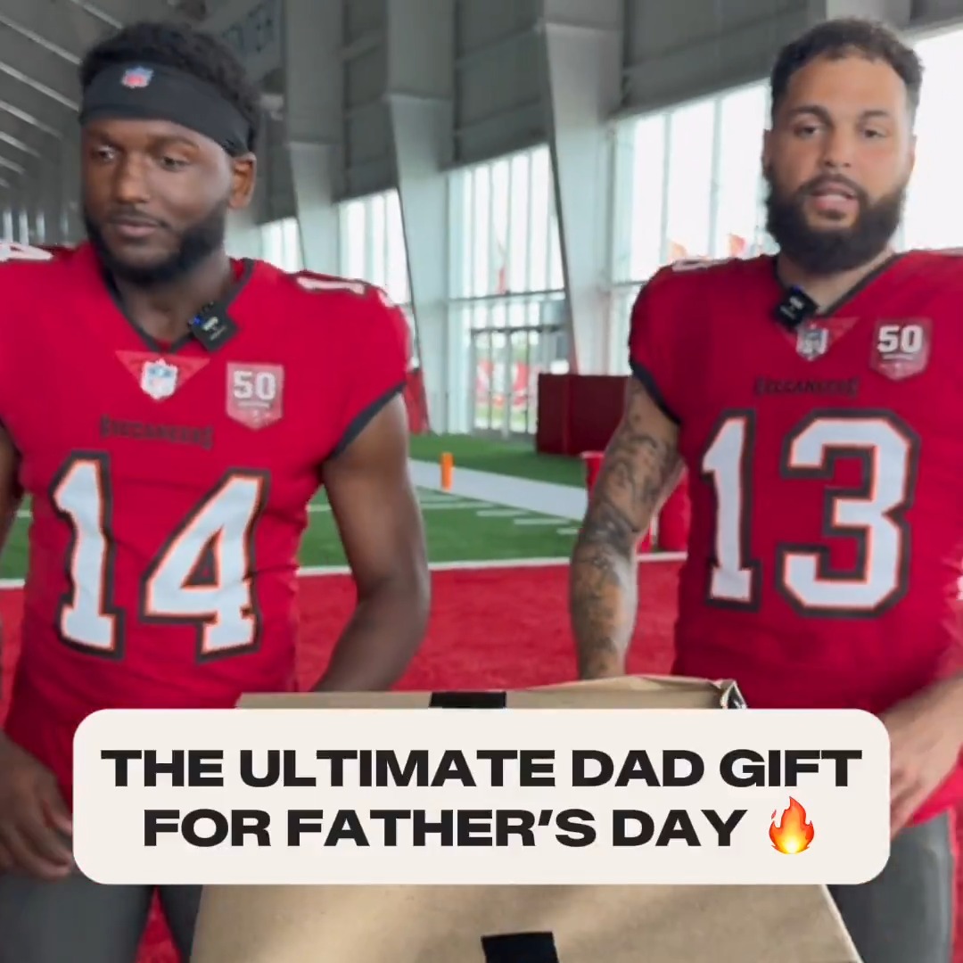 Had to get Mike Evans &amp; Chris Godwin right 👟😂 Happy Father’s Day, Krewe!