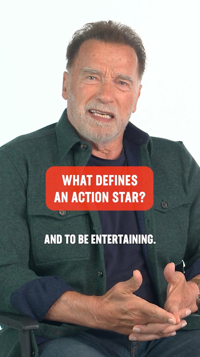 Arnold Schwarzenegger shares his definition of what it means to be an action star. #FUBAR