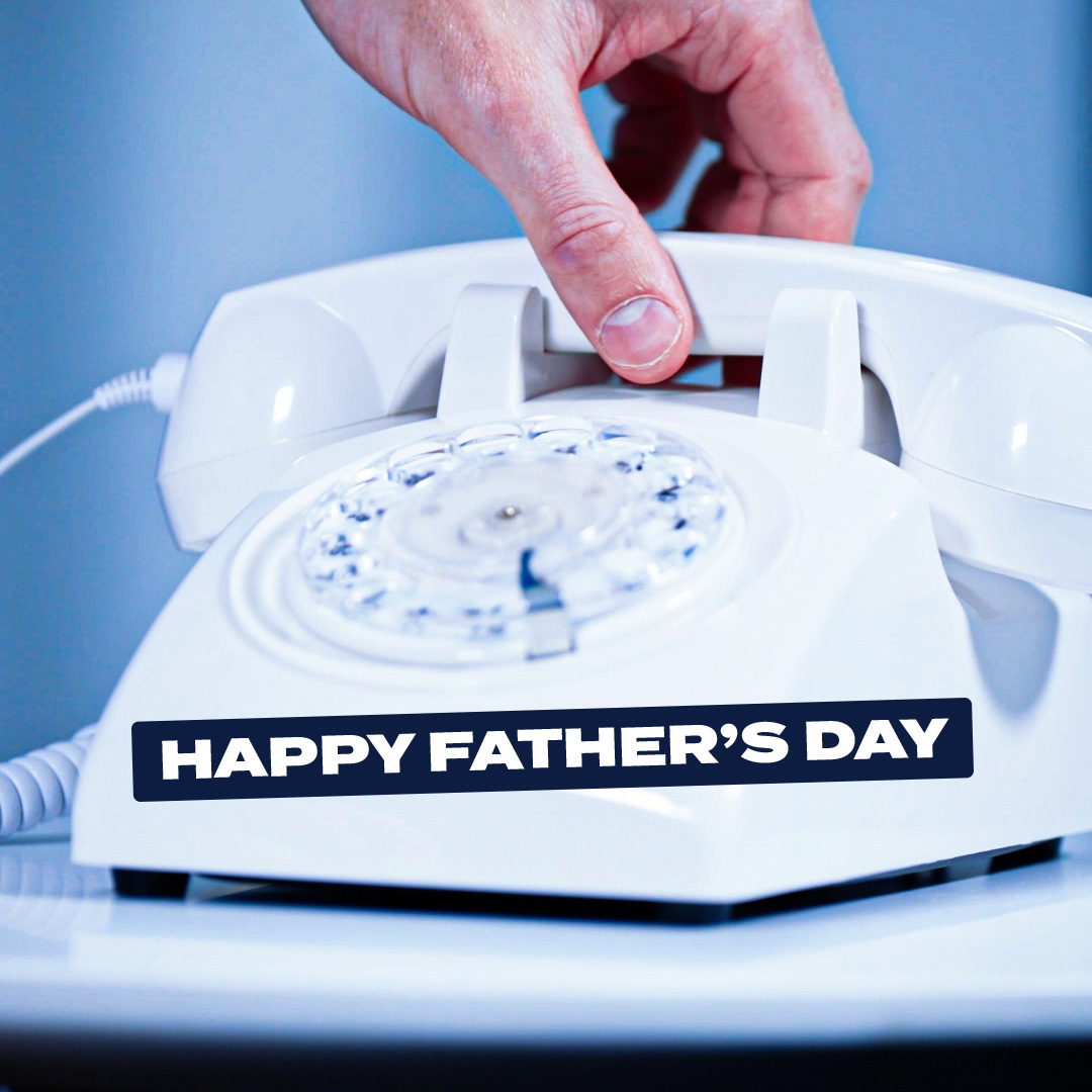 One voicemail. A lifetime of thanks. 📞💙 A message to the ones who shaped us — Happy Father’s Day. #WeAre