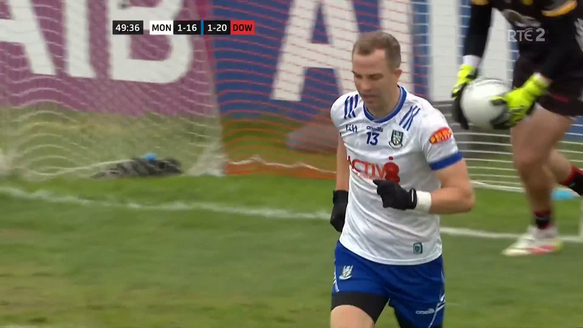 Monaghan knock at the door repeatedly and Jack McCarron finishes it off for a vital goal in their tussle with Down 📺 RTÉ2 &amp; RTÉ Player 📱 Updates -
