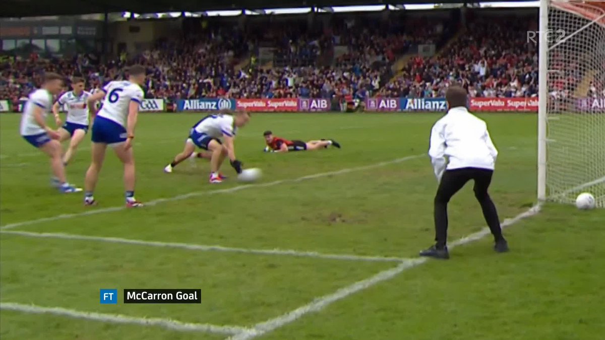 "It's a clear pick up off the ground" The panel put the microscope over Monaghan's controversial second goal in their win over Down 📺 RTÉ2 & RTÉ Player 📱 Updates -