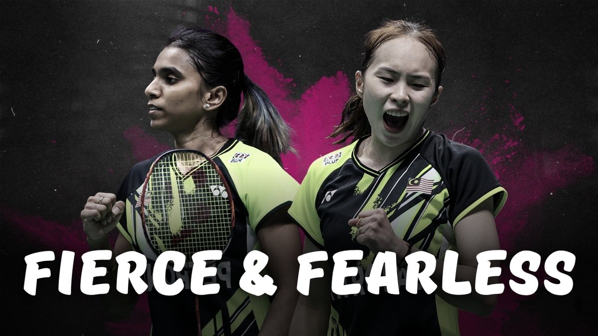 Fighting spirit, every step of the way. 💯 That’s 🇲🇾 Pearly Tan and Thinaah Muralitharan. ❤️‍🔥 #badminton