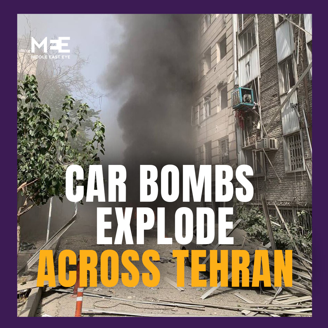 Five car bombs exploded across Tehran on Sunday. It is the latest salvo in three days of back-and-forth strikes since Israel first attacked Iran on Friday. Israel has denied responsibility, though Netanyahu said on Sunday that Iran would "pay a heavy price" for striking Israel.