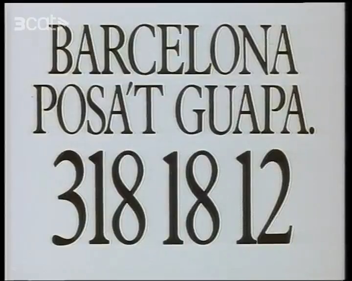 Recordeu la campanya publicitària "Barcelona, posa't guapa" de l'Ajuntament de Barcelona per rentar la cara dels edificis de la ciutat?