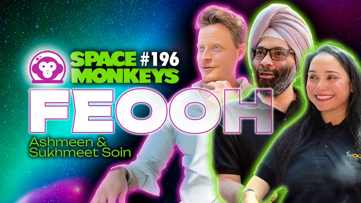 S P A C E M O N K E Y S ˄͎ Podcast The Power of Feooh ⚡️ → Secrets of Web3 Master Builders feat. Feooh Team w/ Jay Chrawnna Show Notes: Space Monkeys blasting off into the incredible journey of Sukhmeet and Ashmeen Soin, a married couple and co-founders of Feooh, who are making waves in Web3 & the Polkadot ecosystem! With a delivery background spanning The Canadian Ministry of Defense, healthcare, fintech, and gaming, they’ve built game-changing projects like Mandala’s ID Chain & more intended for for 260M+ people & Zexify, a Web3 gaming platform revolutionizing player empowerment. Discover how their small team of 20 achieves massive impact on short timeframes, their vision for blockchain’s future, and their work with Polkadot’s cutting-edge tech like JAM and Substrate. Don’t miss this inspiring story of innovation, loyalty, and Web3 enablement! Jump in ↯ 0:00 Technical Architects 2:58 Power of Feooh 6:27 The Web3 Move 8:43 Zexify 13:06 Building Mandala 20:29 Power Building 26:33 JAM 28:24 Enablement & Impact Power the future - follow The Kus! ↖️❤️