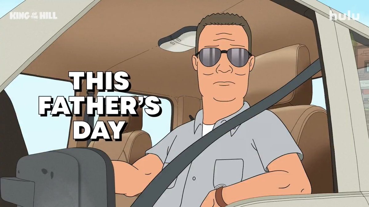 To the dads that keep the handshakes firm and the beers cold, Happy Father's Day! #KingOfTheHill