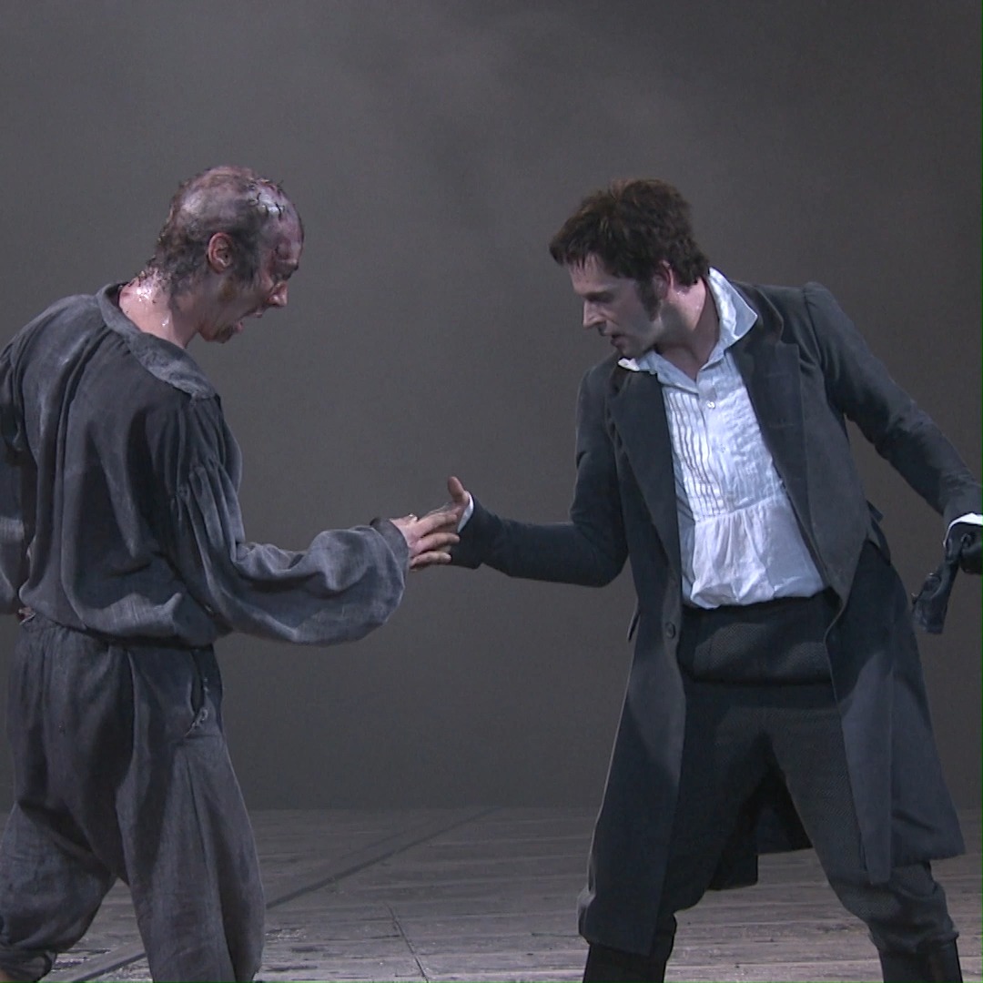 'Master, work your magic once more, I beg you!'🙏 Benedict Cumberbatch and Jonny Lee Miller in Frankenstein (2011).