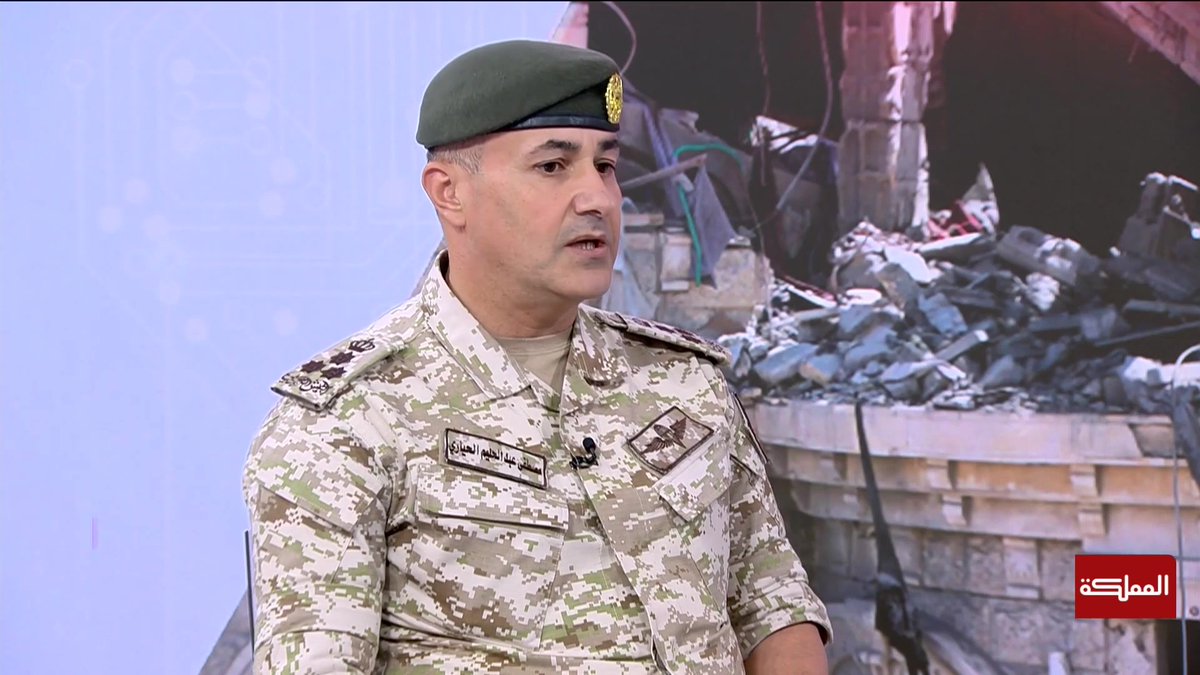 إطلاق الصواريخ والمسيرات عبر الأجواء الأردنية محاولة من أحد أطراف الصراع الدائر بين إسرائيل وإيران لجر الأردن ليكون طرفا فيه | مدير الإعلام العسكري مصطفى الحياري #الأردن #الجيش_العربي #هنا_المملكة