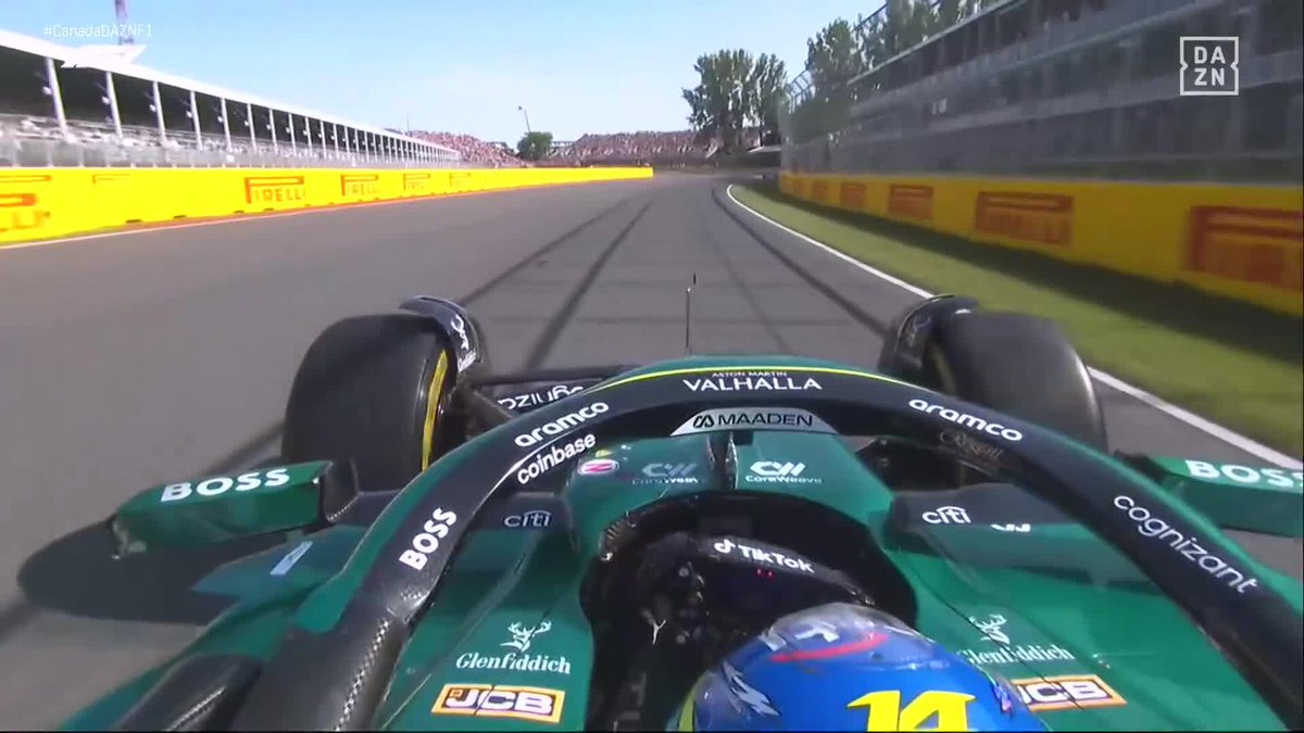 La radio de Fernando Alonso después de la clasificación nos vuelve a demostrar que SIEMPRE quiere más ⚔️ 📻 "La última curva... ¡M***!" 😬 #CanadaDAZNF1 🇨🇦