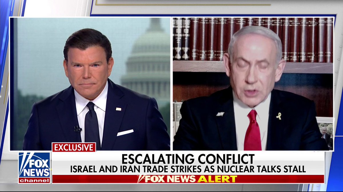 Watch the full exclusive interview as Israeli PM Benjamin Netanyahu - בנימין נתניהו responds to Bret Baier following the terror regime of Iran’s missile blitz.