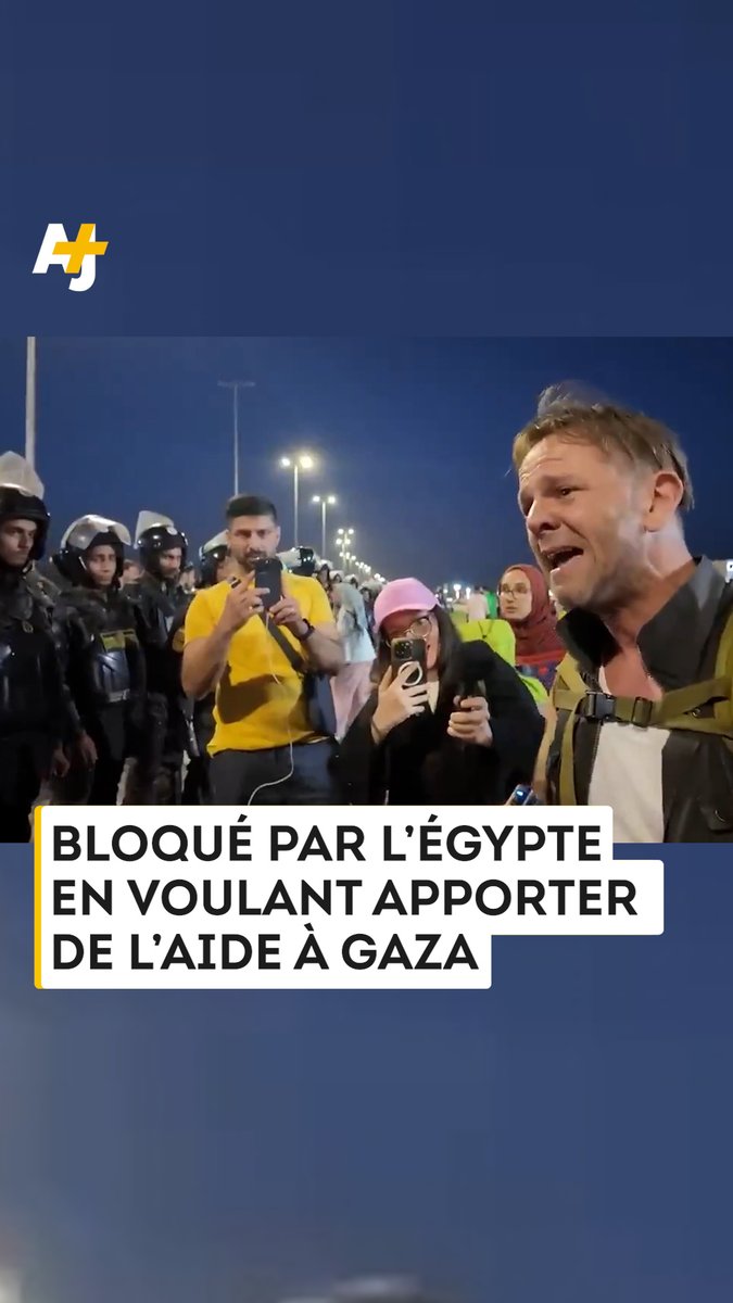 “Je vais m’agenouiller.” Cet infirmier britannique supplie les forces de l’ordre égyptiennes de le laisser acheminer de l’aide à Gaza.