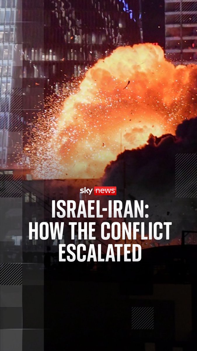 The conflict between Israel and Iran - once played out in a series of proxy wars - has escalated. Sky's Adam Parsons explains the timeline of events ⬇️ Read more: