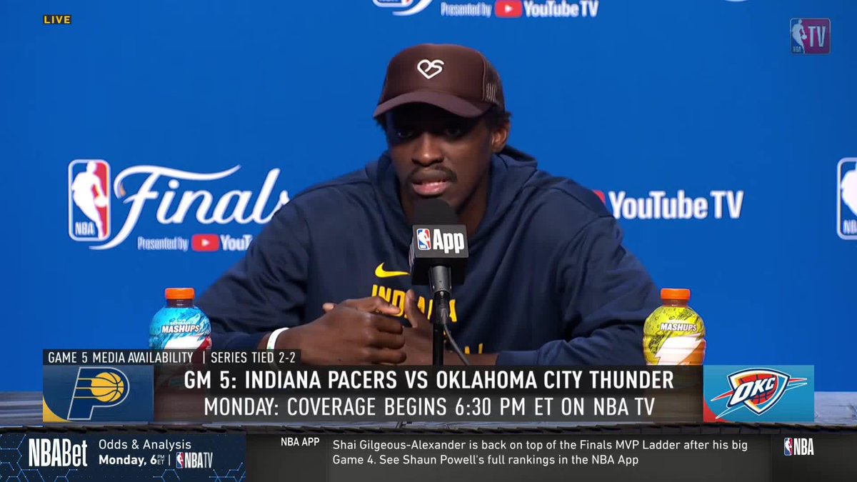Pascal Siakam on his growth as a leader since the 2019 #NBAFinals: "I have way more to say... I can impact not only by saying things but also on the floor." 📈