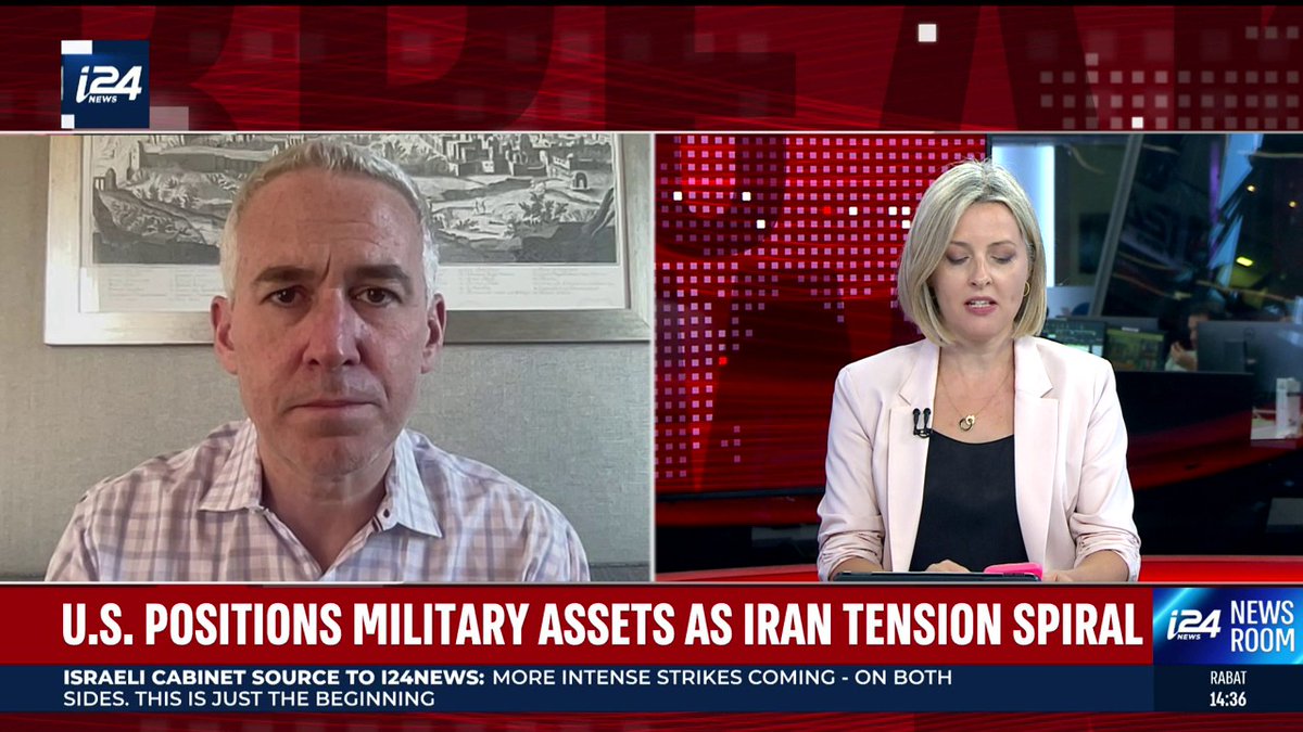 .Jonathan Schanzer: 'The Israelis have already done the vast majority of the work, now one U.S. bunker buster on Fordow could end this' @laura_i24