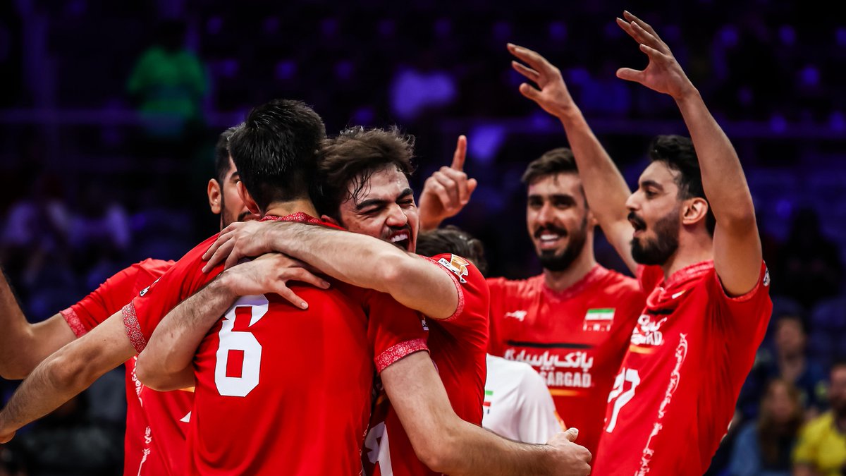 What a comeback from Iran! 🇮🇷🔥 Down 1-2, they fought back to take a thrilling 5-set victory over Ukraine in #VNL2025! Big heart, big game 💪🏐 #Volleyball #BePartOfTheGame