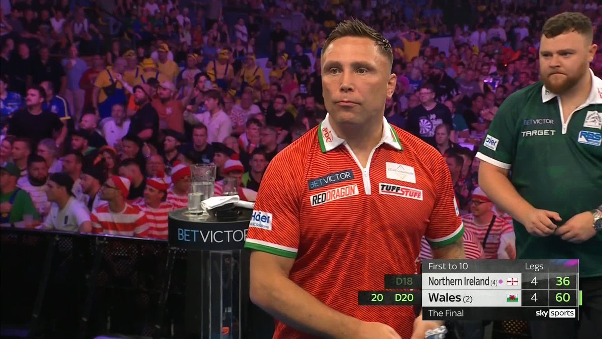 Wales take the lead with tops from Gerwyn Price! 🤝
