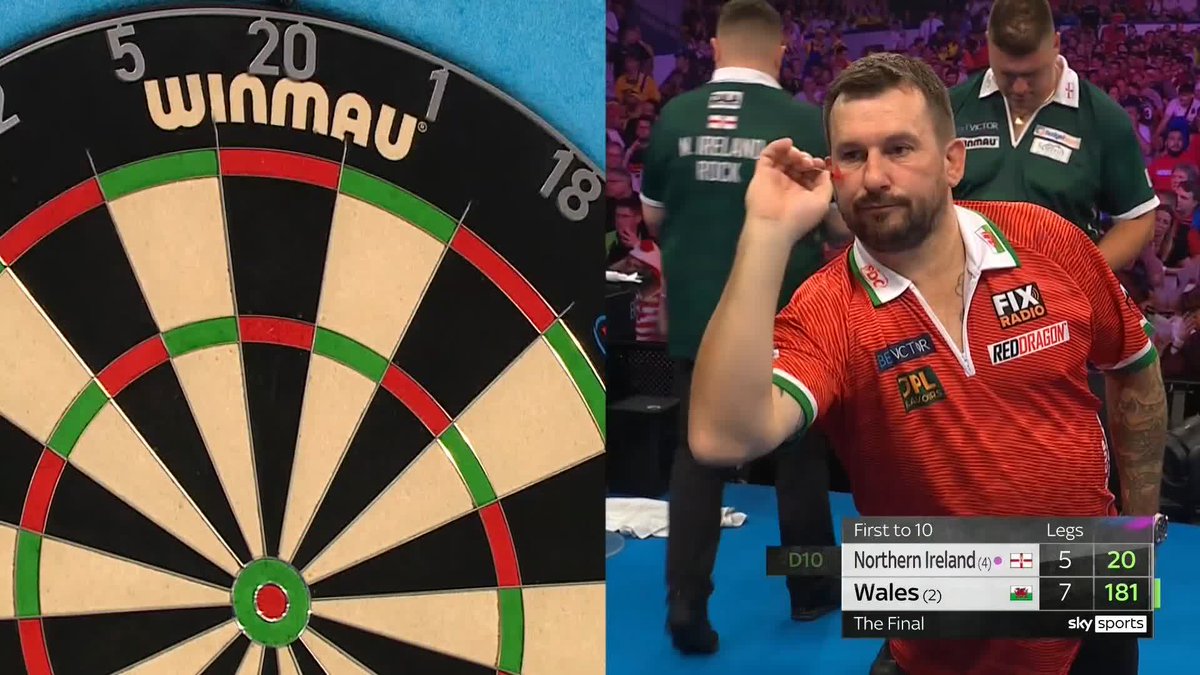 It is getting very nervy... A mess from both nations on the doubles but Gurney eventually finds D2 to bring Northern Ireland within one! 📺 #WCOD25