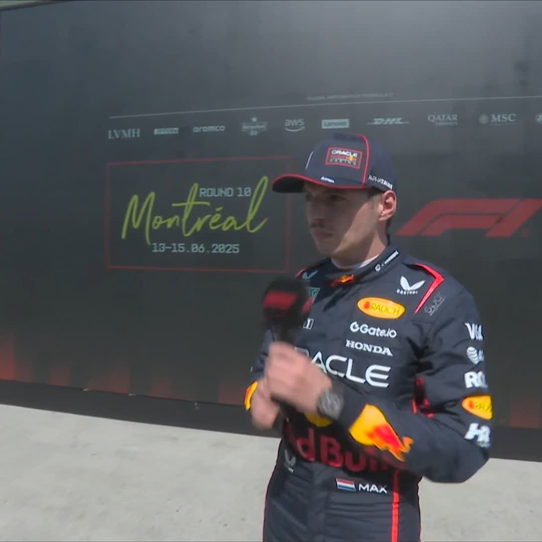 Max Verstappen reflects on his podium finish in Canada 🗣️