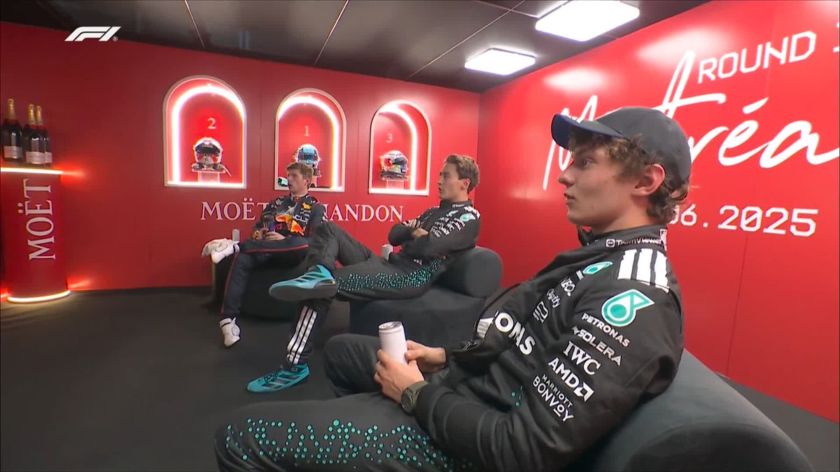 "That's literally like Lewis and Button in 2011" 👀 Russell, Verstappen and Antonelli react to that McLaren collision 🗣️