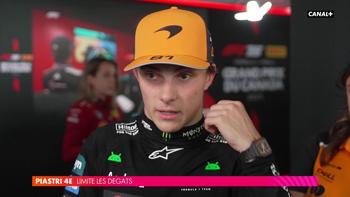 🎙️"L'incident était malheureux" Oscar Piastri termine 4e et prend de l'avance au championnat sur son coéquipier Lando Norris après l'accrochage avec le Britannique ❌ #CanadianGP #F1