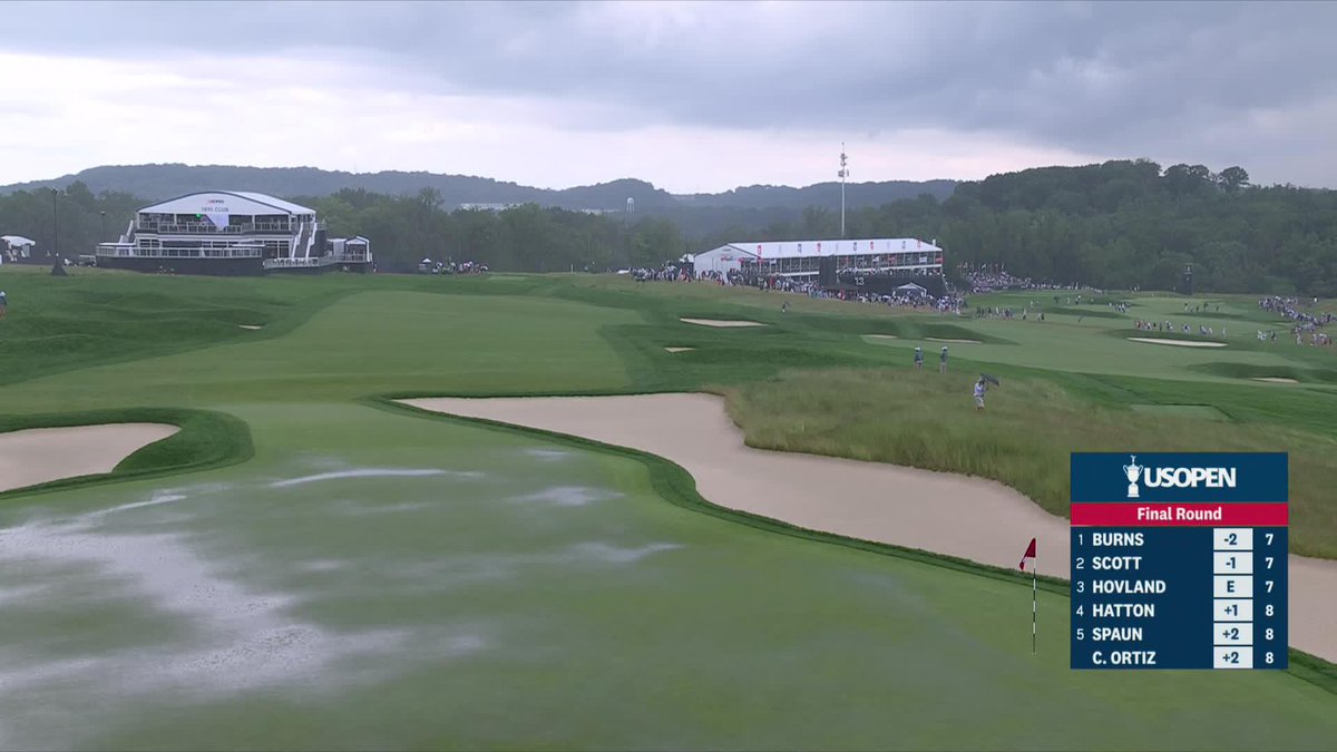 RAIN DELAY AT OAKMONT ☔️ 🚨Live #USOpen odds at ACTION App