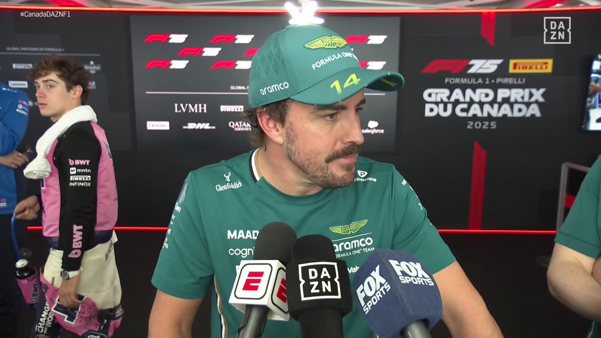 Si Aston Martin hace 'match' con Silverstone y encima Fernando Alonso avanza mejoras... 😏 🗣️ "Igual tenemos alguna pieza nueva" #CanadaDAZNF1 🇨🇦