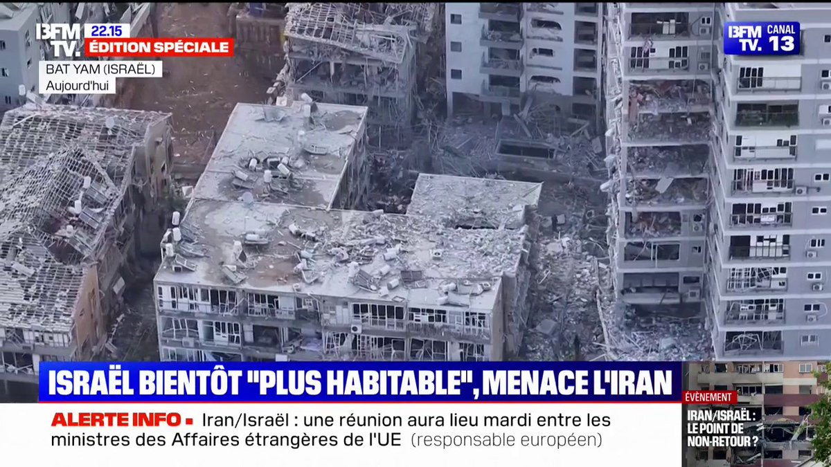 Conflit Israรซl-Iran: retour en images sur ce troisiรจme jour de guerre entre les deux pays