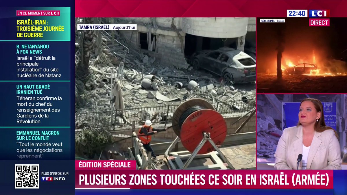 🔴 Iran-Israël: « Ce que l’on voit, c’est que l’Iran pilonne à l’aveugle » déclare Noémie Halioua ▶️ Darius Rochebin