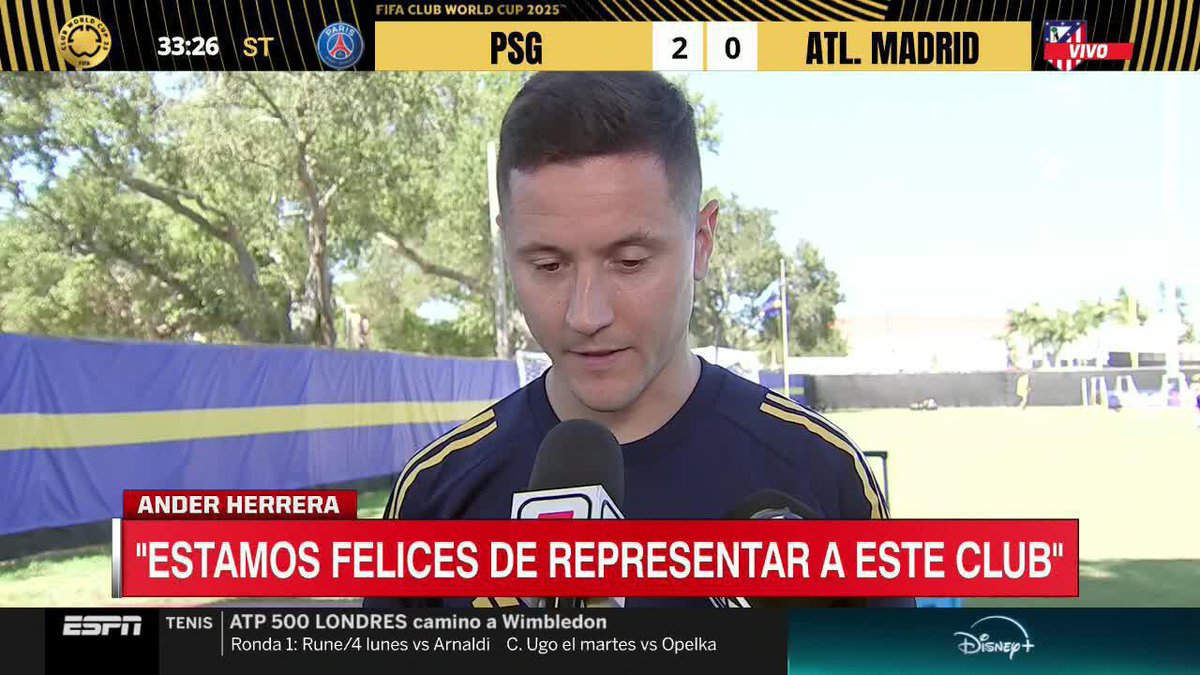 "ES UN ENTRENADOR QUE SABE LO QUE ES GANAR EN BOCA." Ander Herrera habló sobre la llegada de Russo a Boca. 📺 Mirá los partidos de #DisneyPlus de la #FIFACWC 🏆🌎 en el Plan Premium