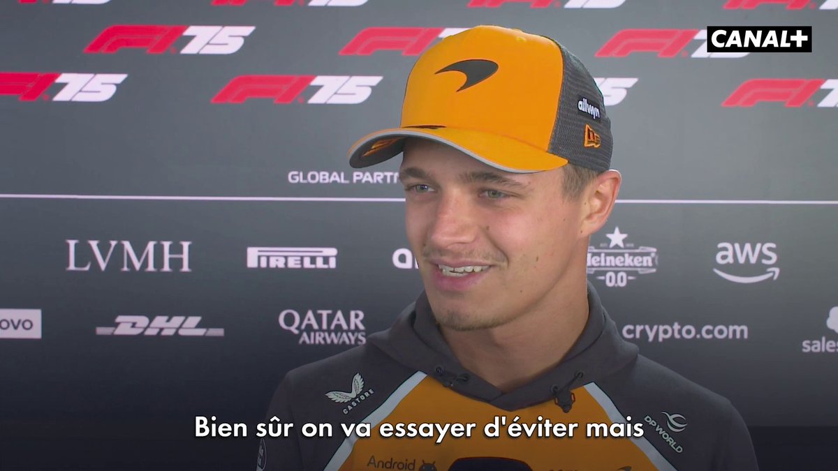 "La question, ce n'est pas de savoir si cela va se passer, mais quand cela va se passer" 👀 Dès jeudi, Lando Norris s'était exprimé sur l'éventualité d'un accrochage avec son coéquipier 🔮 #CanadianGP #F1