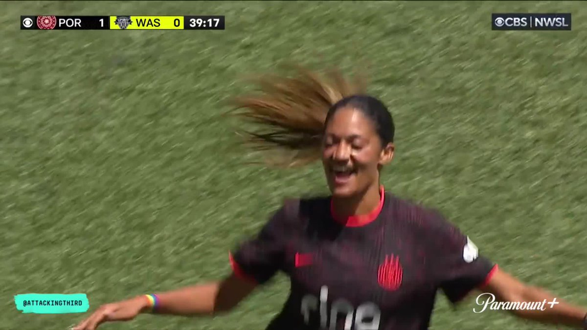 REILYN TURNER STRIKES FOR @THORNSFC 🔥 Providence Park erupts as she finds the back of the net! 🤩