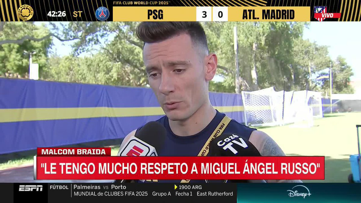 "ES LO MÁS IMPORTANTE DE MI CARRERA." Malcom Braida se mostró orgulloso por su llegada a Boca. 📺 Mirá los partidos de #DisneyPlus de la #FIFACWC 🏆🌎 en el Plan Premium