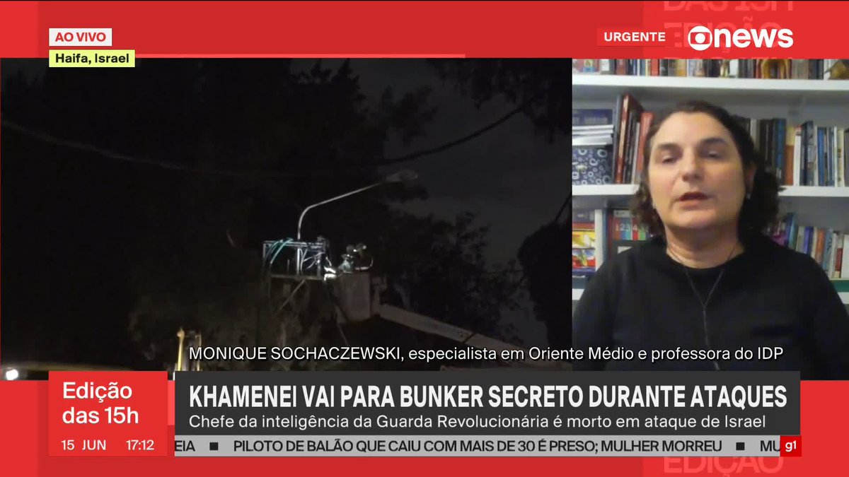 Estudiosa do Oriente Médio, Monique Sochaczewski avalia que Trump é o único que pode “parar” a guerra entre Israel e Irã: “Infelizmente, eu acho que a única figura importante a se colocar e conter é o presidente Trump.” #JornalGloboNews ➡ Assista à #GloboNews: