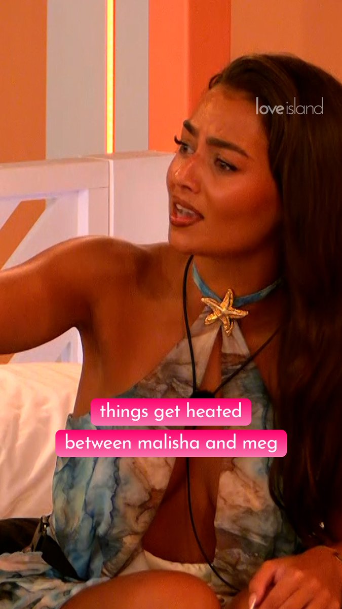A night out in Tape for Meg and Malisha to sort things out? 🤔 #LoveIsland