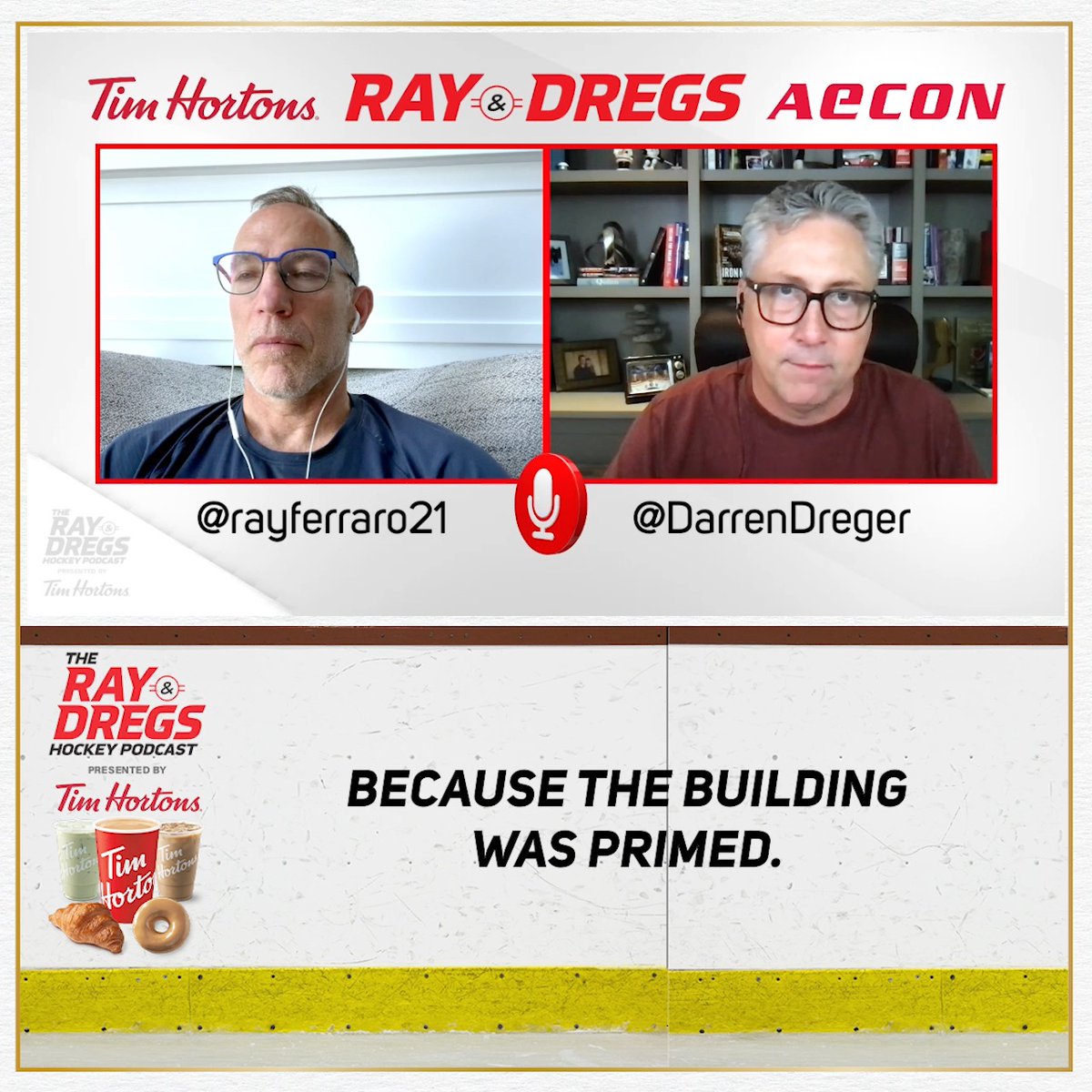 🚨Blame, Credit or the Combo Platter?🚨 Another slow start from #LetsGoOilers as Brad Marchand and #TimeToHunt took advantage and scored opportunistic goals. How does Edmonton start on time for game 6? Ray Ferraro Darren Dreger in Aecon Group Inc. Headlines! Full pod courtesy Tim Hortons ON all platforms here: