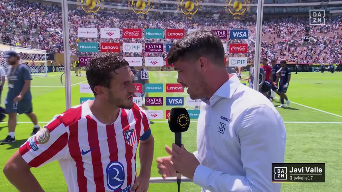 La réaction de Koke 🇪🇸 à chaud après la défaite face au PSG : « 𝗟𝗘 𝗥𝗘́𝗦𝗨𝗟𝗧𝗔𝗧 𝗡’𝗘𝗦𝗧 𝗣𝗔𝗦 𝗝𝗨𝗦𝗧𝗘 ! 😤 Nous avons tous vu ce qui s’est passé. C’est toujours tombé du même côté… » 🎙️ DAZN Fútbol