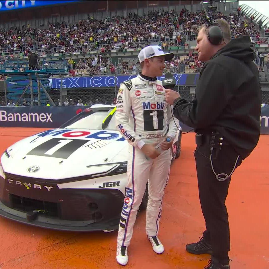 He wanted more today, but Christopher Bell leaves #NASCARMexico with his third top-two finish in as many road-course races.