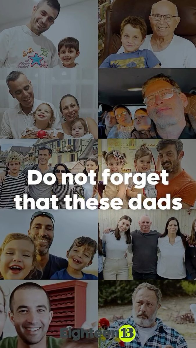This Father’s Day, Remember the Dads Still Held Hostage in Gaza 🎗️ #BringThemAllHome