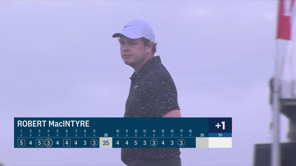 BIRDIE ON 17! BOBBY MAC IS ONE BACK! 🏴󠁧󠁢󠁳󠁣󠁴󠁿