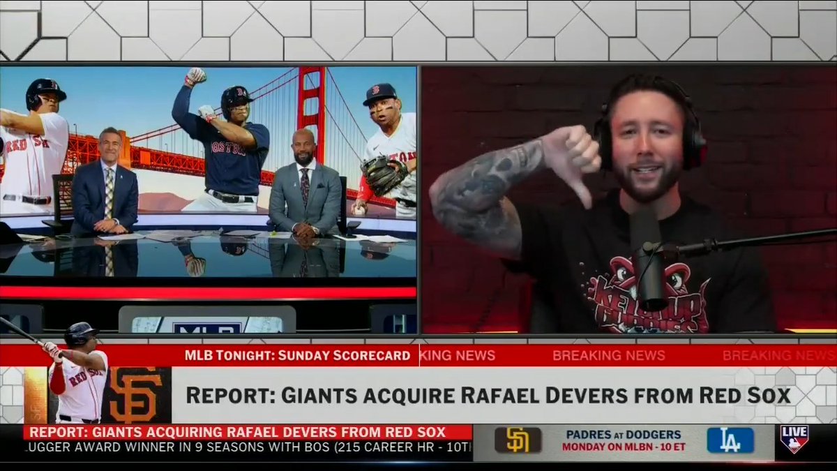 "The biggest thumbs down. What is going on?" Jared Carrabis joins Matty V and Chris Young with his instant reaction to the reported Rafael Devers deal.