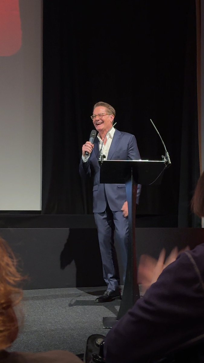Kyle MacLachlan joined us for a special screening of Twin Peaks' pilot episode on 35mm for the closing night of BFI Film on Film festival 🎞️