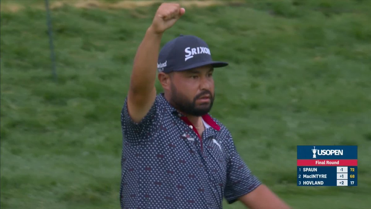 J.J. Spaun 🥶 What a way to win the U.S. Open! 🏆