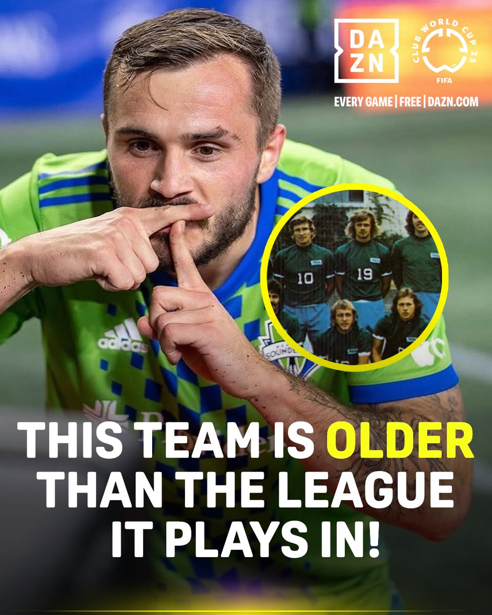 🟢🔵 Older than the MLS, Seattle Sounders are US football heritage! 🇺🇸⚽️ Catch Seattle Sounders FC in the @FIFACWC | June 14 - July 13 | Every Game | Free | | #FIFACWC #TakeItToTheWorld