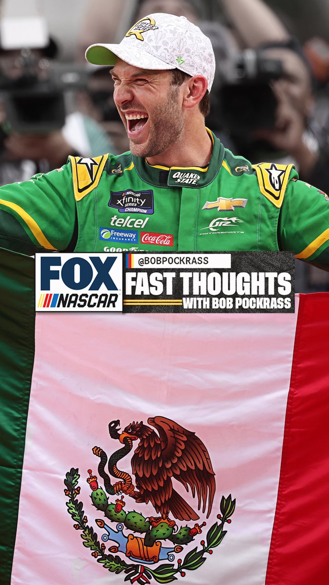 “Of course NASCAR should return to Mexico City next year.” Fast Thoughts with @BobPockrass: