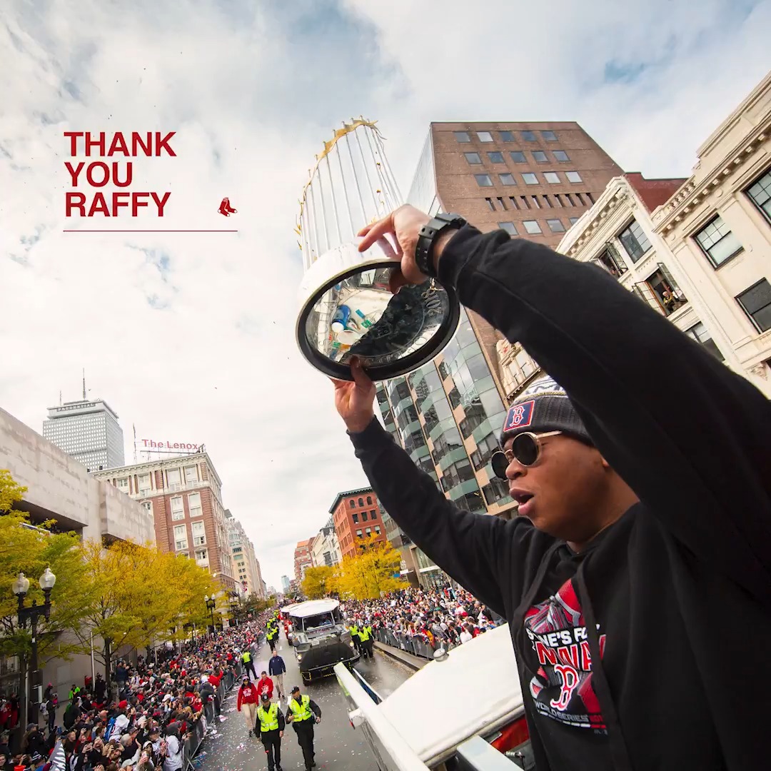 Forever a Red Sox champion. Thank you for every homer, smile, and Raffy moment.