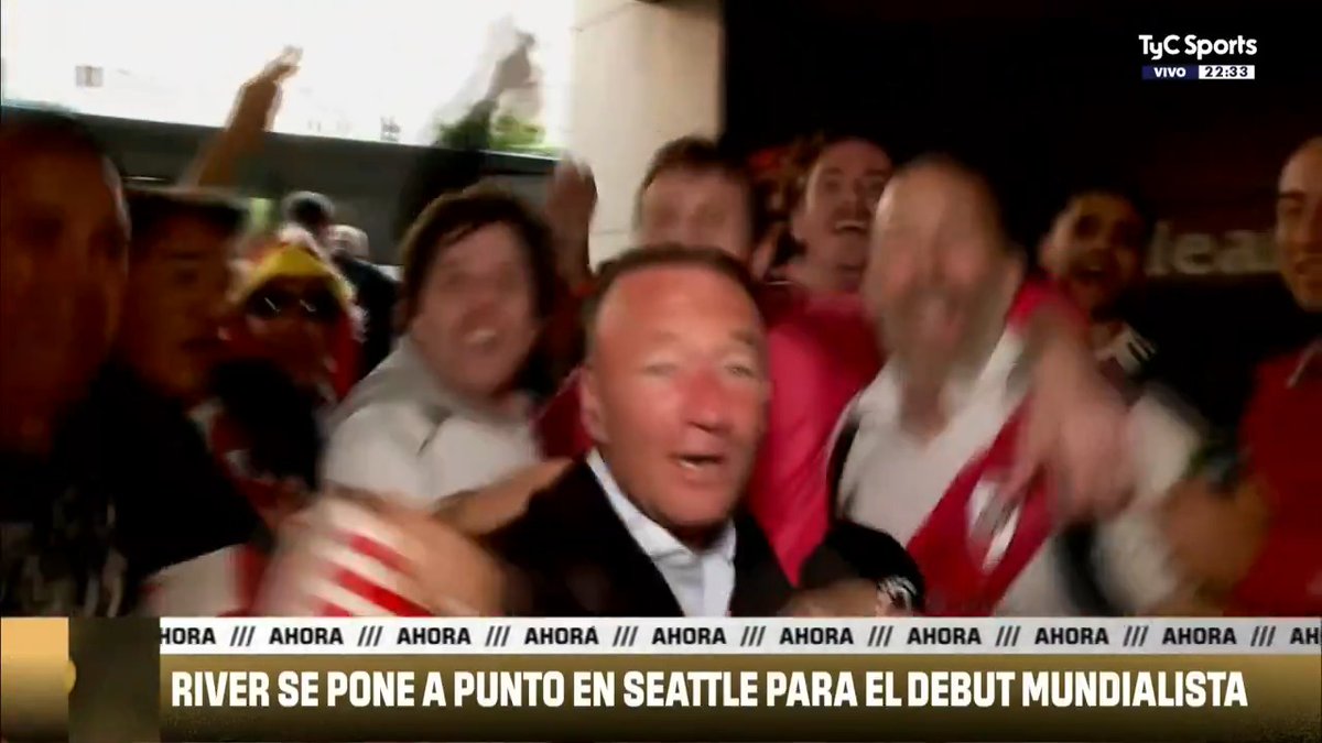 ¡LA LOCURA DE LOS HINCHAS DE RIVER EN SEATTLE A DOS DÍAS DEL DEBUT EN EL MUNDIAL DE CLUBES! ⚪🔴 🎙️ Juan Cortese