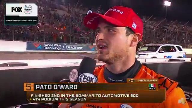 “Good ol’ (Siegel) was sleeping again.” Hear from 𝗣𝗔𝗧𝗢 𝗢’𝗪𝗔𝗥𝗗 after his P2 finish 💢 #INDYCAR