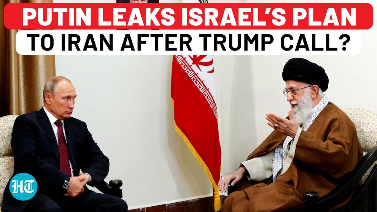 🎥Russian President Vladimir Putin has reportedly warned Iran’s Supreme Leader Ali Khamenei that his regime is at risk of collapse unless Tehran moves swiftly toward negotiations with Israel, according to Israel Shalom. The warning came after Putin, at Iran’s request, contacted U.S. President Donald Trump to discuss the escalating Israel-Iran conflict. Watch for more